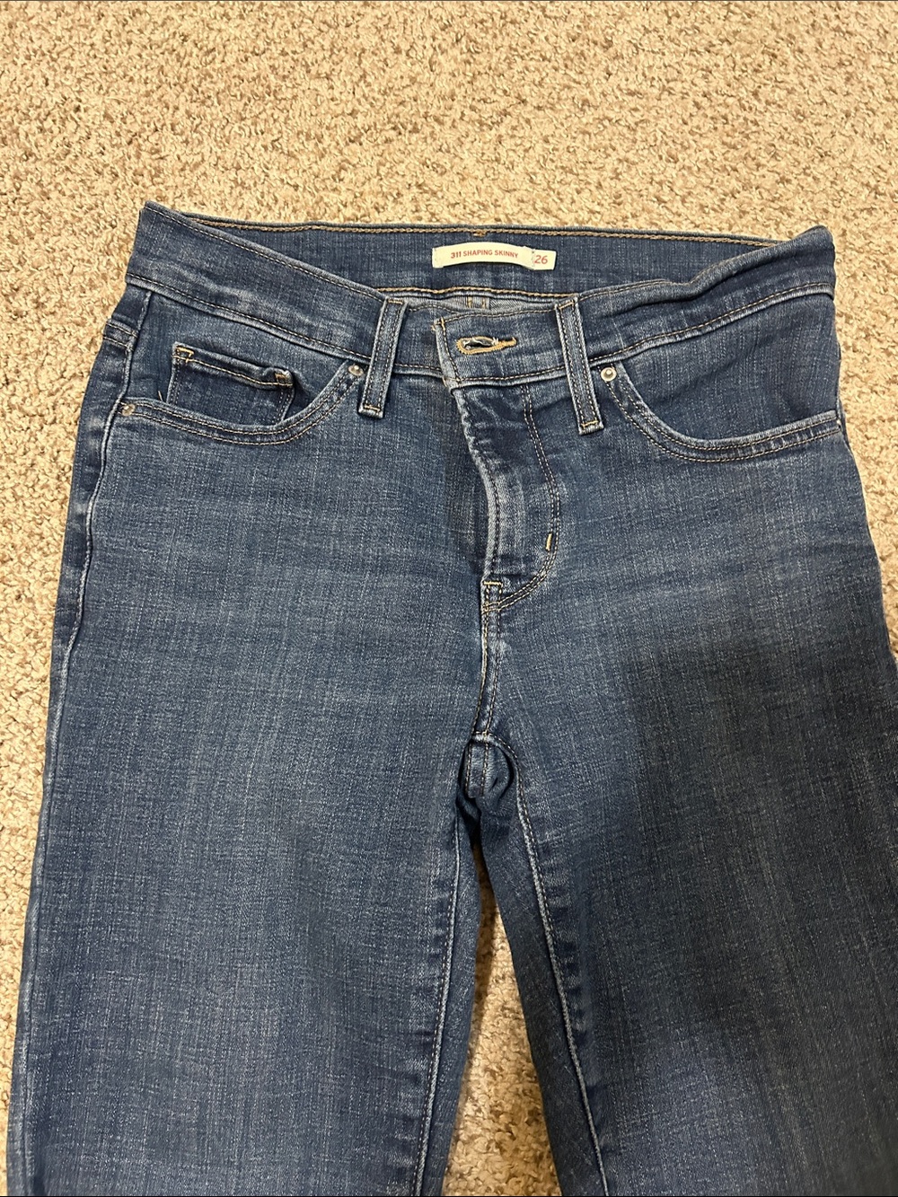 Levi’s 311 Shaping Skinny Medium Blue - Picture 3 of 10